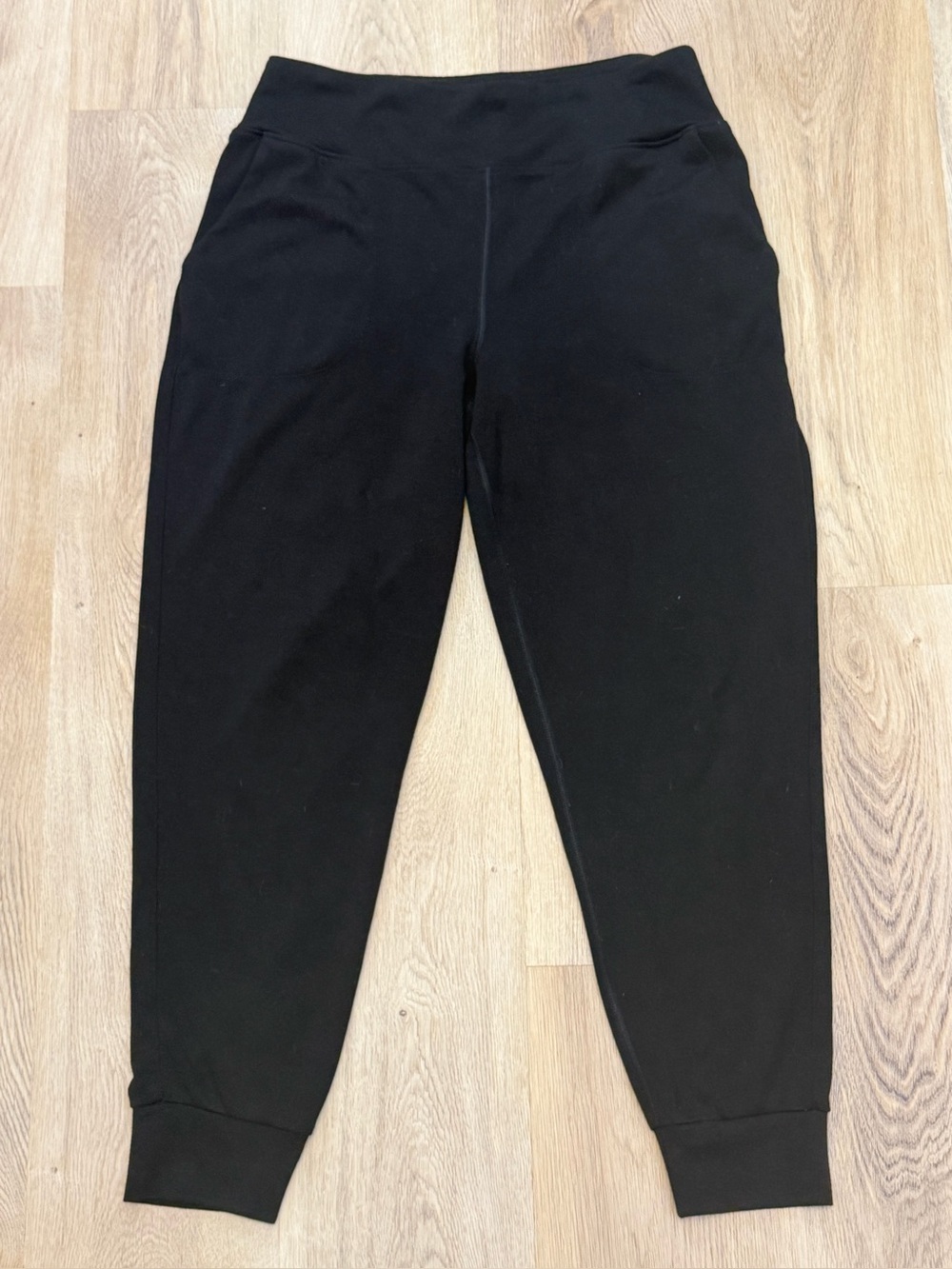 SAGE Black High-Waist Jogger Pants